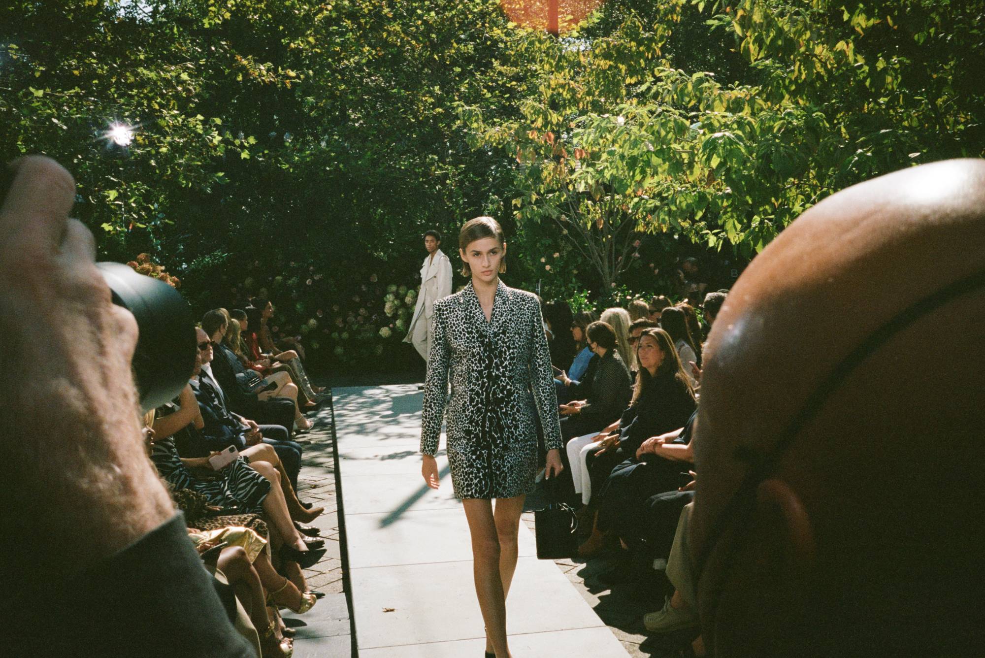 Outdoor runway show